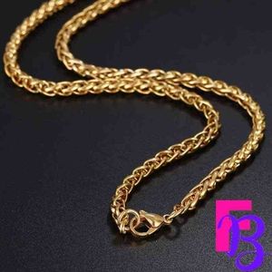 *NEW!* 4MM 24" 14K Italian Franco Chain